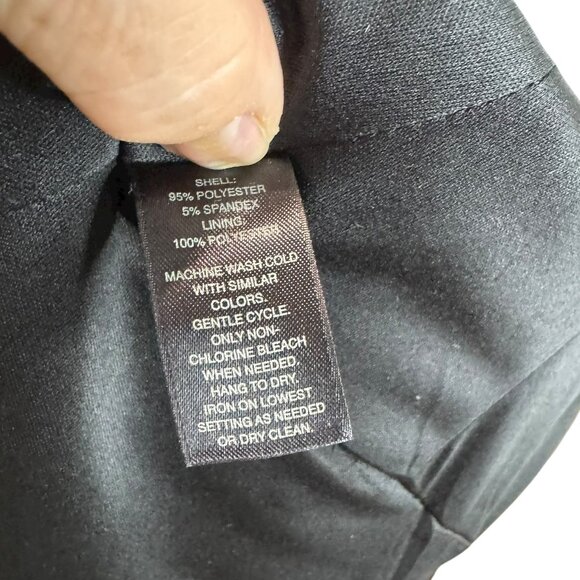 White House Black Market Black Sleeveless Dress Size 8 – Fully Lined Classic LBD - Picture 5 of 10